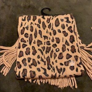 Cheetah print scarf